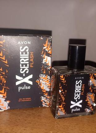 Чоловіча туалетна вода для мужчин avon x-series flash 50 мл