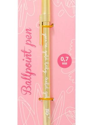 Ручка кулькова "yes" 411933 "happy pen", золот.., 1шт/уп, шт