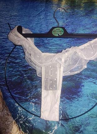 Милі трусики з рюшами в горошок у вінтажному стилі