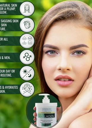 Advanced clinicals лосьон с коллагеном для восстановления кожи без ароматизаторов 454 крем adc-00639