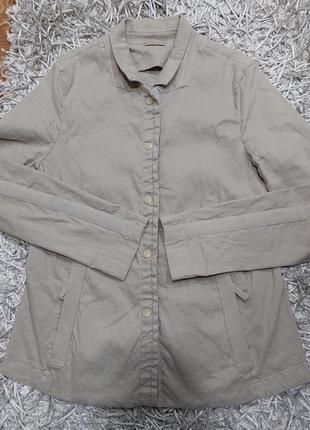 Шикарная курточка annette gortz серая, хлопок, женская.