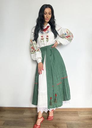 Етно-костюм з ручною вишивкою «лісова фея»