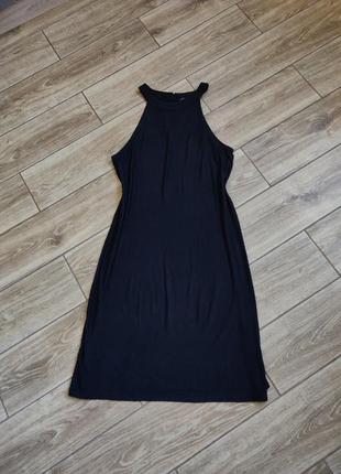 Коктейльное черное легкое бутыление миди, состояние без нюансов, тянется