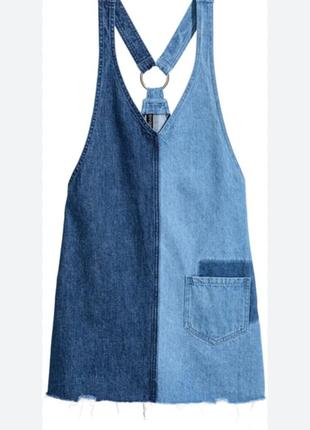 Джинсовий сарафан h&m.