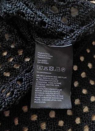 Ажурна сукня в сітку плетена вʼязана h&m5 фото