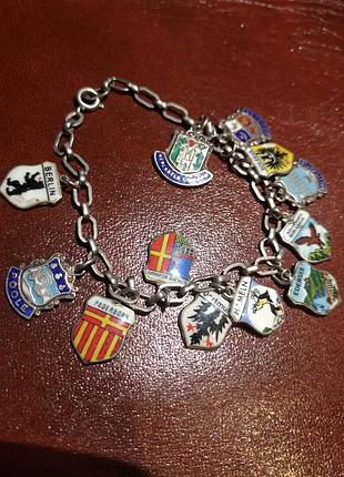 Браслет ретро. германія. срібло 800, вага 17,5гр.