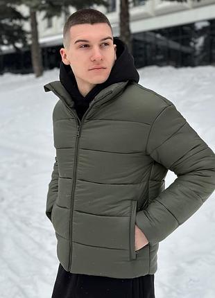 Распродажа!! курточки на пуху черная, хаки!!
