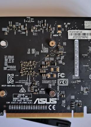 Видеокарта asus geforce amarokx 1050 ti 4gb gddr54 фото