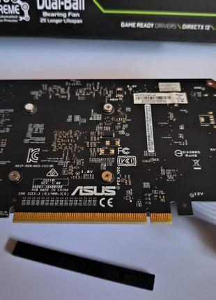 Видеокарта asus geforce amarokx 1050 ti 4gb gddr55 фото