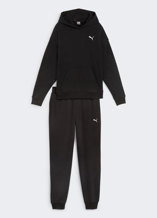 Спортивный костюм puma sneakers loungewear suit черный размер s