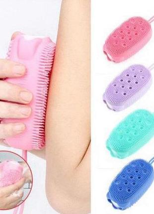 Быстро вспенивающия массажная мочалка  (bath brush )