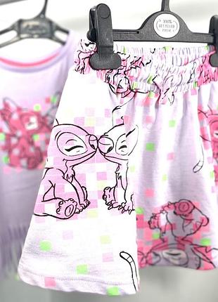 Костюм на дівчинку стіч «спідничка та футболка» 3-4 роки 104 ріст