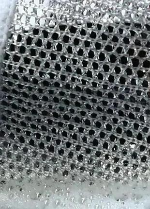 Металлическая тряпка-сетка для мытья посуды slaviko узловая тряпка-скребок серветка...