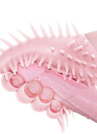 Перчатка с шипами - 15*8 см - молочный