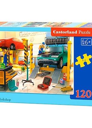Пазли 120ел midi автомайстерня 32*23см castorland b-13531
