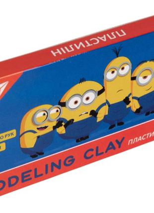 Пластилін 6 кол. 120 г "yes" minions, 540629, шт