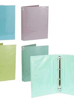 Папка а4 на 4 кільця 40мм мікс кольорів  46 (24318)