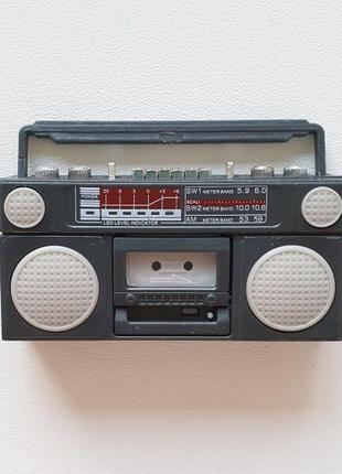 Масштабная модель кассетного магнитофона. магнитофон для кукольного домика. магнитофон...