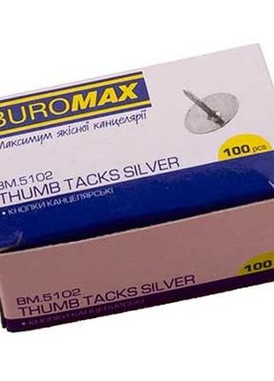 Кнопки 100шт нікельовані вм.5102