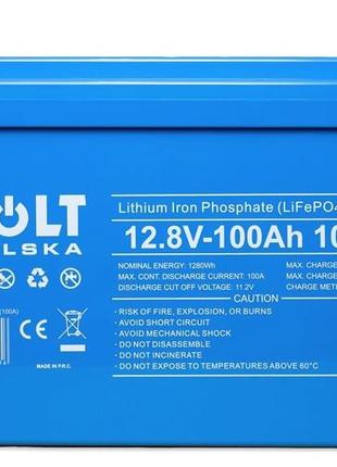 Акумуляторна батарея (літій-залізо-фосфатні)  lifepo4 12v 100ah 100a + bms
