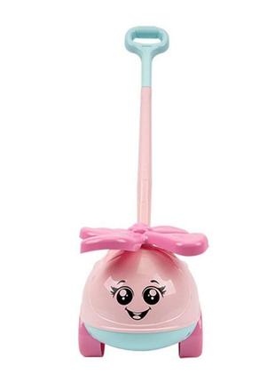 Дитяча іграшка-каталка вертоліт 9413txk у сітці топ