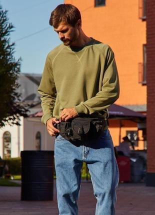 Набір! якісна тактична сумка через плече + fg-618 тактичний ліхтар