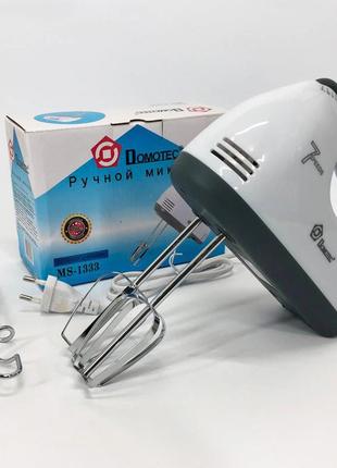 Ручной миксер для кухни domotec ms-1333 200 вт, хороший миксер кухонный миксер, кухонный dv-739 прибор миксер
