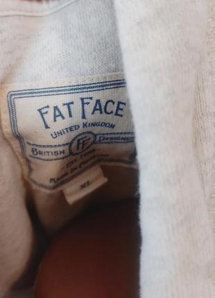 Худи батал, базовый серый худи с капюшоном fat face3 фото