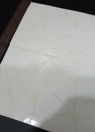 Камуфляж декоративные треугольники на мопед скутер спонсорские наклейки мотоцикл бак пластик белые белый