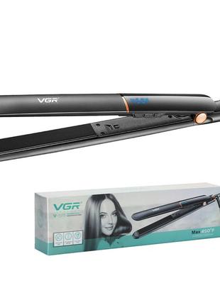 Праска для волосся керамічна з рк-дисплеєм, стайлер для вирівнювання волосся й завивання3 фото