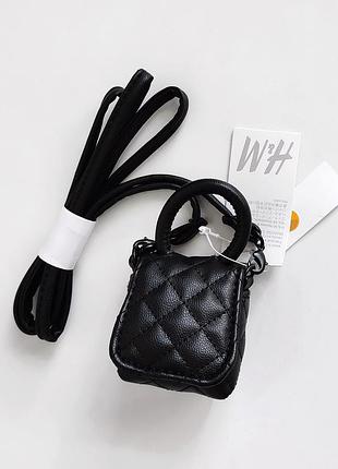 Маленька сумочка на плече брелок ключниця гаманець — h&m оригінал