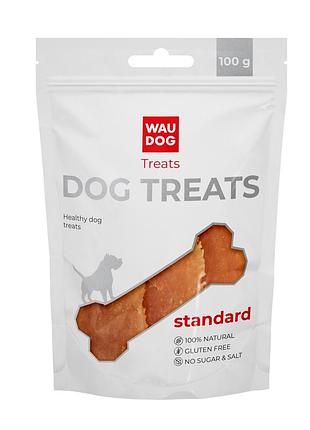 Ласощі для собак waudog treats куряче філе 100 г (4823089357164)
