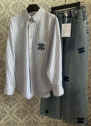 Рубашка в стиле chanel м,л