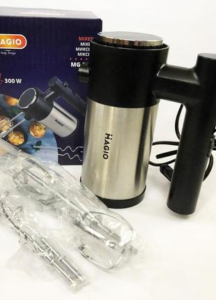 Простой ручной миксер magio мg-231 300 вт, удобный миксер для кухни, миксер для dg-450 приготовления крема