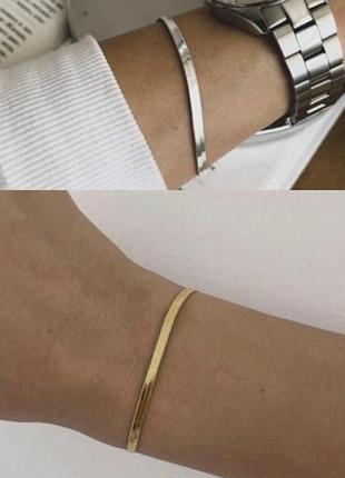 Браслет «снейк» stainless steel
