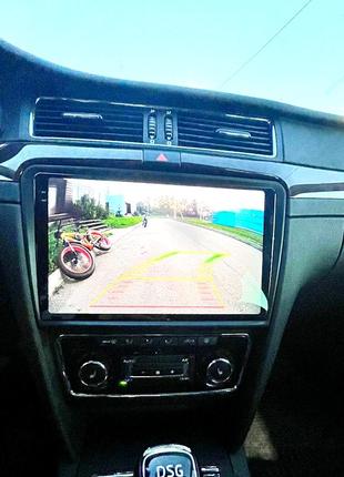Магнітола 2k android skoda superb, 2/32, 8 ядер, carplay, слот під сім-картку + рамка!2 фото