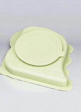 Детская силиконовая посуда для первого прикорма набор 3в1