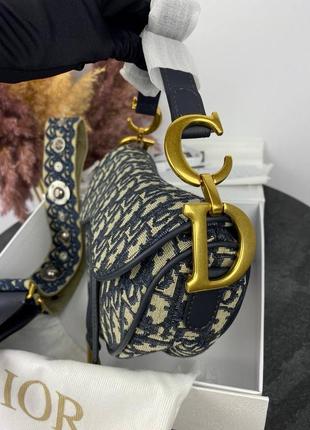 Сумка кросс боді di** saddle logo premium 1:1 найвища якість5 фото