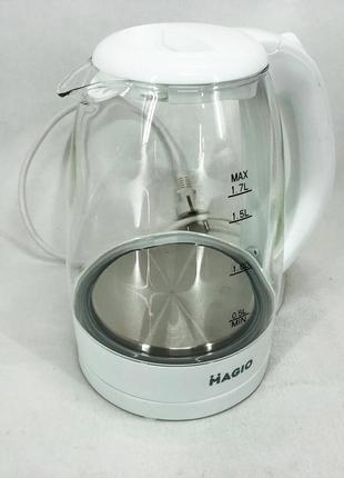 Стильный электрический чайник magio mg-504 1850 вт, изысканный чайник, no-935 электрочайник пластик