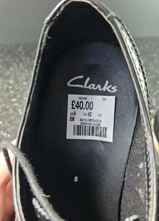 Туфлі clarks. розмір 42, 27.5 см. нові.3 фото
