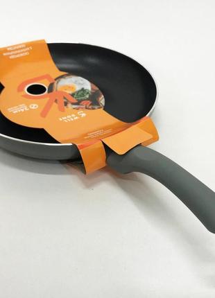 Зручна сковорідка для індукційної плити well done wd-1014w 24 см, yx-565 сковорідка фірмова
