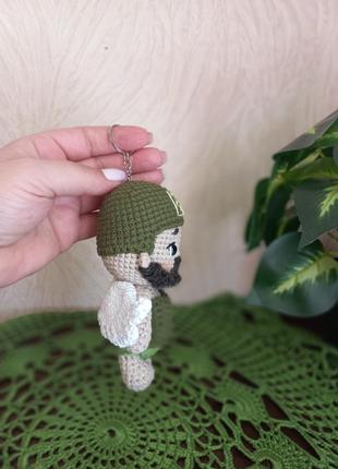 Брелок янгол воєний з бородою