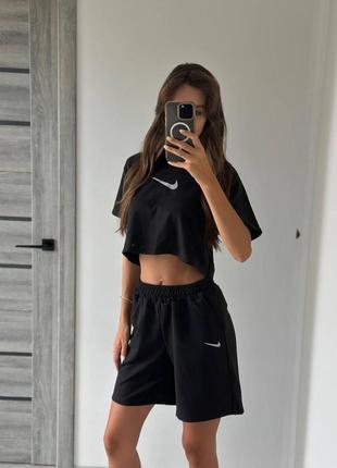 Костюм "nike" | футболка + шорти | стильний костюм