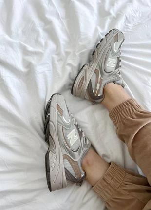Женские кроссовки в стиле new balance Сенсел беленс / демисезонные / весенние, летние, осенние / кожа, сетка / белые, черные, серые, розовые