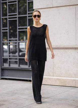 Вязаный женский костюм, siesta.4 фото