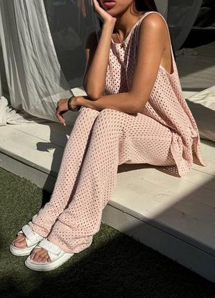 Вязаный женский костюм, siesta.2 фото