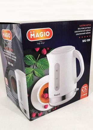 Электрические чайники качественные magio mg-100 1.7 л 1700 вт, dv-221 красивый электрочайник