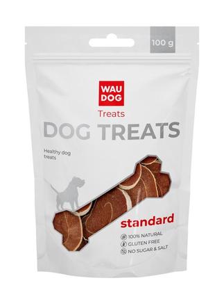 Ласощі для собак waudog treats великі суші з курятиною 100 г (4823089357218)
