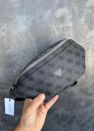Мужская бананка guess спортивная поясная сумка гесс нагрудная сумка-мессенджер барсетка на пояс