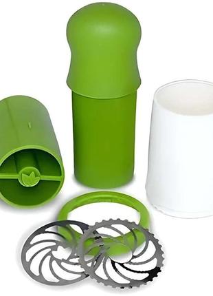 Ручная мельница измельчитель для зелени master-1 белая с зеленым iop